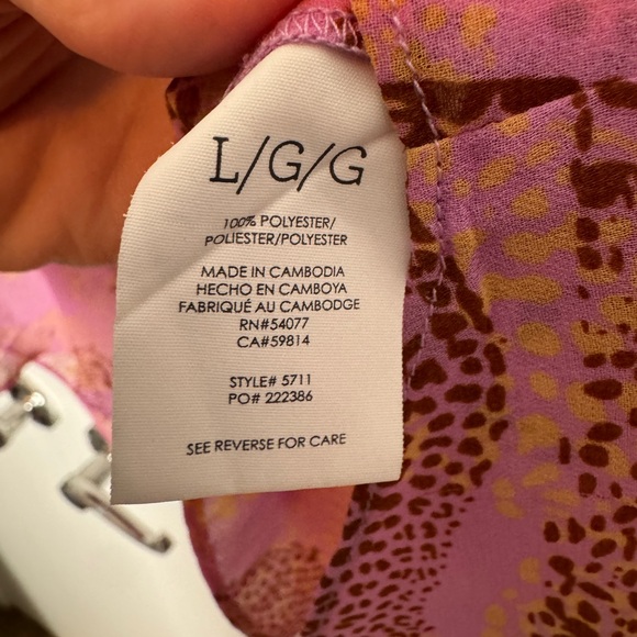 Cabi Minx Leopard Blouse, large - Picture 6 of 8